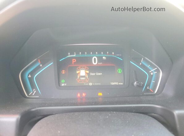 5FNRL6H91PB000072 2023 HONDA ODYSSEY White Вид щитка приладів