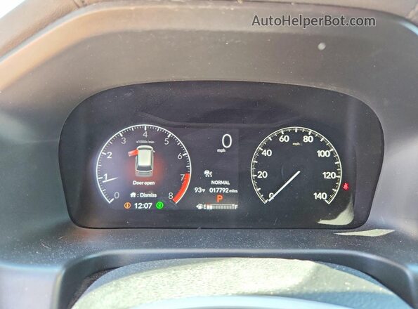 5FNRL6H91TB029470 2026 HONDA ODYSSEY Black Widok zestawu wskaźników