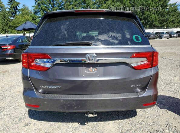5FNRL6H92JB011394 2018 HONDA ODYSSEY Gray უკანა ხედი