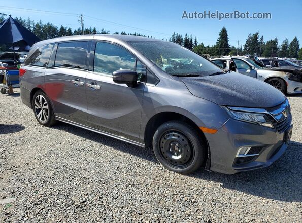 5FNRL6H92JB011394 2018 HONDA ODYSSEY Gray წინა მარჯვენა