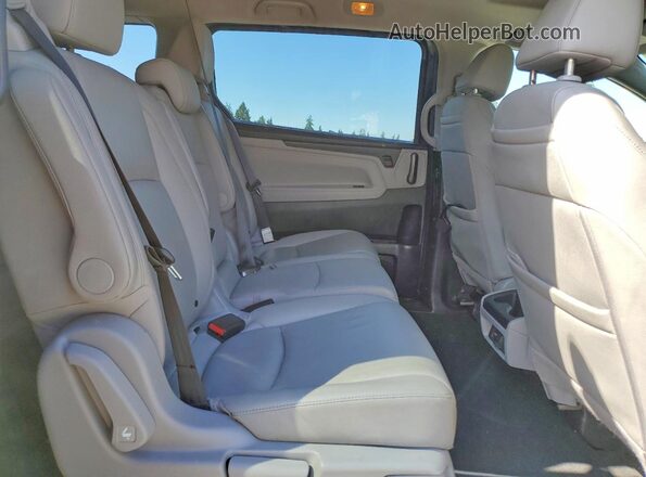 5FNRL6H92JB011394 2018 HONDA ODYSSEY Gray უკანა სალონის ხედი