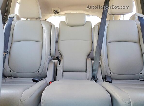 5FNRL6H92JB011394 2018 HONDA ODYSSEY Gray უკანა სავარძლების ხედი