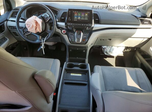 5FNRL6H92JB011394 2018 HONDA ODYSSEY Gray წინა პანელის ხედი