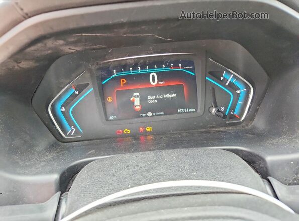 5FNRL6H92JB035792 2018 HONDA ODYSSEY Maroon Instrument cluster view