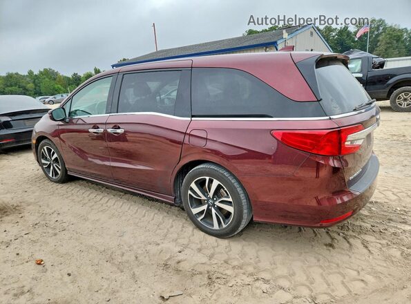 5FNRL6H92JB035792 2018 HONDA ODYSSEY Maroon Rear left