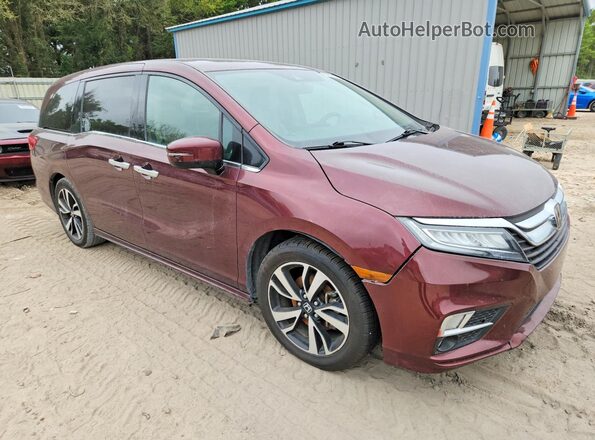 5FNRL6H92JB035792 2018 HONDA ODYSSEY Maroon Front right