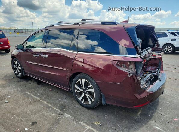5FNRL6H92KB021411 2019 HONDA ODYSSEY Бордовый Задняя левая четверть