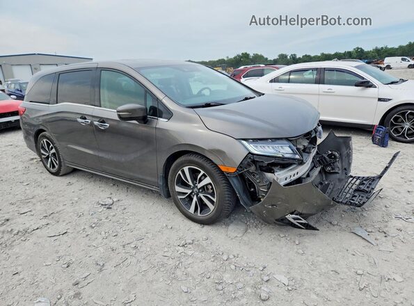 5FNRL6H93JB042041 2018 HONDA ODYSSEY Серый Передняя правая четверть