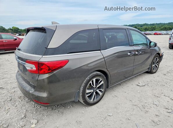5FNRL6H93JB042041 2018 HONDA ODYSSEY Серый Задняя правая четверть