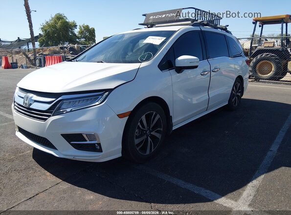 5FNRL6H93KB004147 2019 HONDA ODYSSEY White Vista tres cuartos delantera izquierda