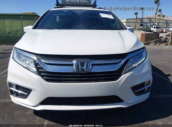 5FNRL6H93KB004147 2019 HONDA ODYSSEY White Vista del cuadro de instrumentos