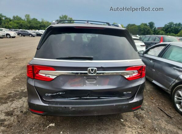 5FNRL6H93KB024933 2019 HONDA ODYSSEY Серый Вид сзади