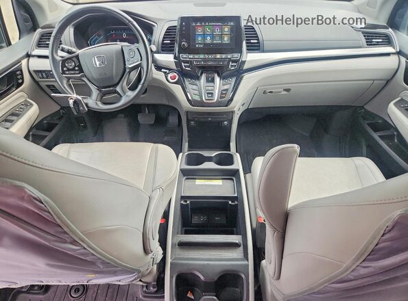 5FNRL6H93KB024933 2019 HONDA ODYSSEY Серый Вид панели приборов