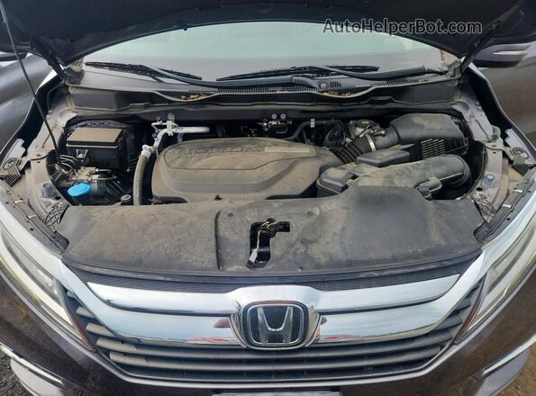 5FNRL6H93KB024933 2019 HONDA ODYSSEY Серый Вид подкапотного пространства