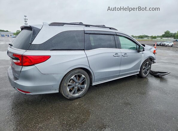 5FNRL6H93NB008221 2022 HONDA ODYSSEY Silver Задня права чверть