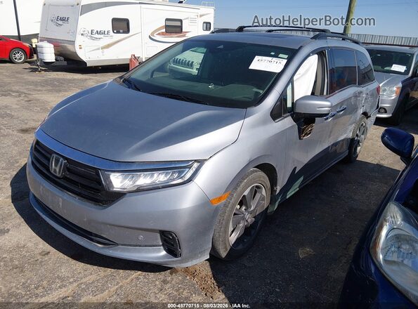 5FNRL6H93NB054714 2022 HONDA ODYSSEY Silver Передня ліва чверть