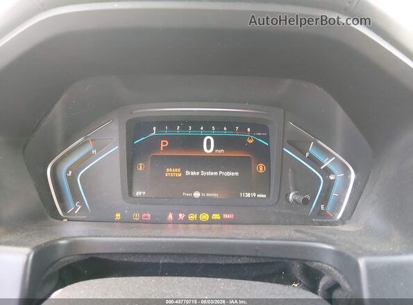 5FNRL6H93NB054714 2022 HONDA ODYSSEY Silver Вид задніх сидінь