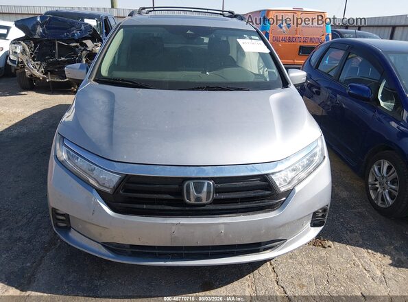 5FNRL6H93NB054714 2022 HONDA ODYSSEY Silver Вид щитка приладів