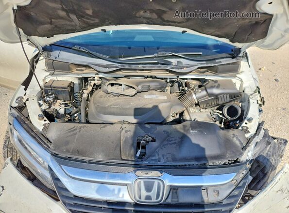 5FNRL6H94KB110011 2019 HONDA ODYSSEY White Вид підкапотного простору