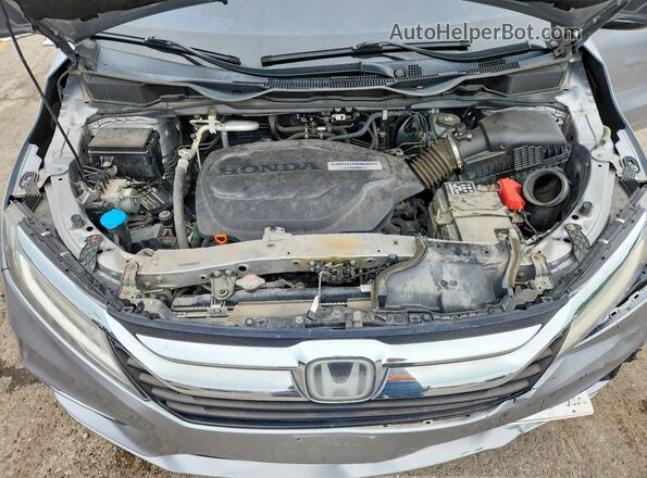 5FNRL6H94KB112017 2019 HONDA ODYSSEY Silver Engine compartment view