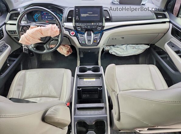5FNRL6H94KB112017 2019 HONDA ODYSSEY Silver Dashboard view