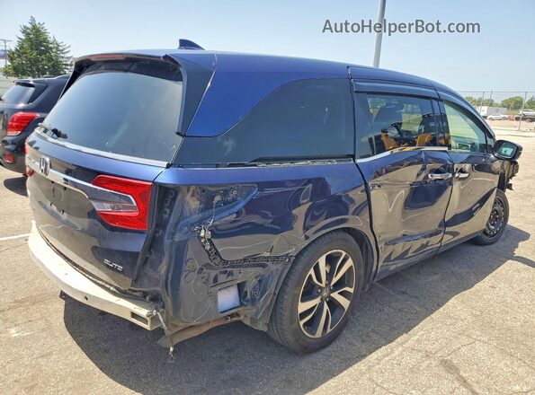 5FNRL6H95LB067641 2020 HONDA ODYSSEY Blue Trasero derecho