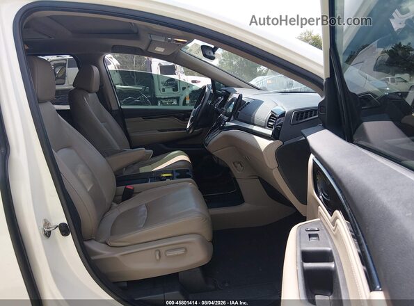 5FNRL6H96KB053181 2019 HONDA ODYSSEY White წინა სალონის ხედი