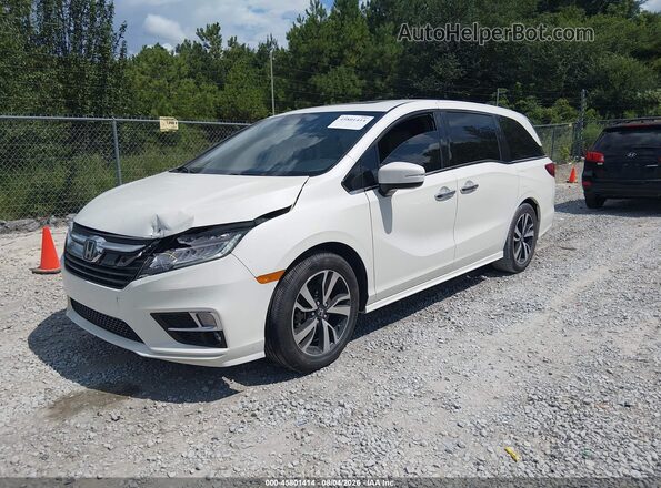 5FNRL6H96KB053181 2019 HONDA ODYSSEY White წინა მარცხენა ხედი სამი მეოთხედიდან