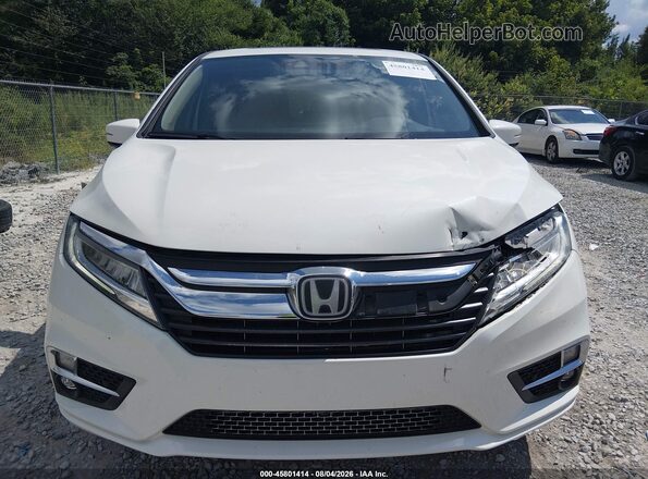5FNRL6H96KB053181 2019 HONDA ODYSSEY White ხელსაწყოთა პანელის ხედი