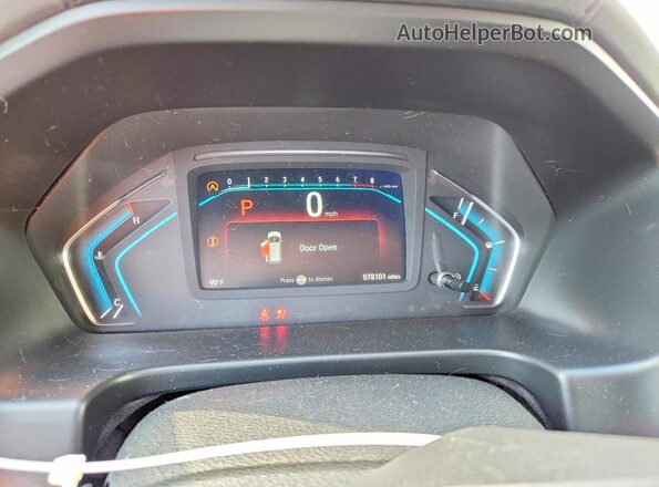 5FNRL6H96KB119213 2019 HONDA ODYSSEY White Vista del cuadro de instrumentos