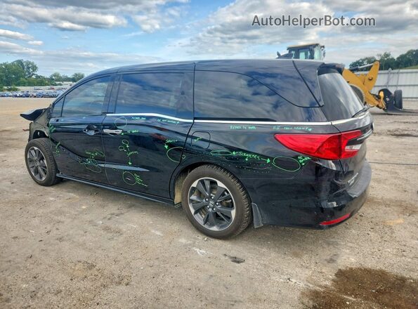 5FNRL6H96NB038670 2022 HONDA ODYSSEY Black Tył lewy