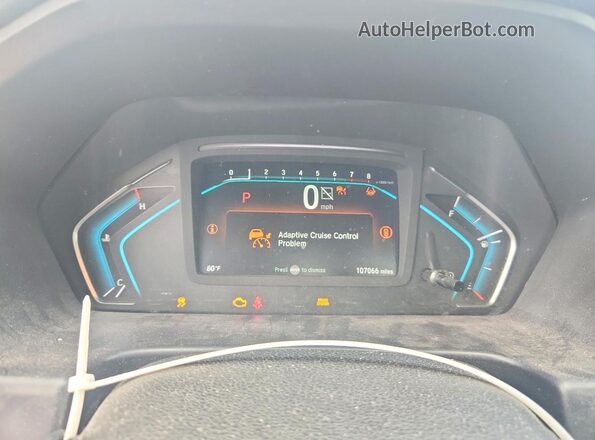 5FNRL6H96NB038670 2022 HONDA ODYSSEY Black Widok zestawu wskaźników