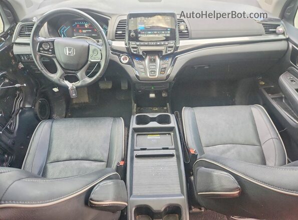5FNRL6H96NB038670 2022 HONDA ODYSSEY Black Widok deski rozdzielczej