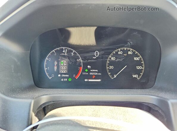 5FNRL6H96TB074792 2026 HONDA ODYSSEY White Instrument cluster view