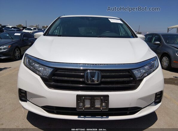 5FNRL6H97NB069345 2022 HONDA ODYSSEY White Вид щитка приладів