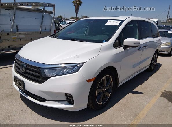 5FNRL6H97NB069345 2022 HONDA ODYSSEY White Передня ліва чверть