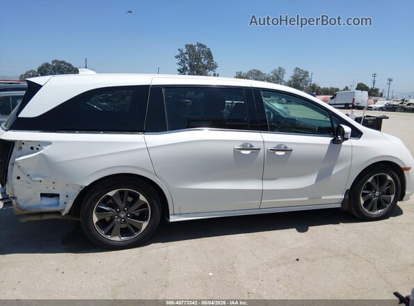 5FNRL6H97NB069345 2022 HONDA ODYSSEY White Вид задньої частини салону