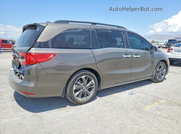 5FNRL6H97PB029737 2023 HONDA ODYSSEY Charcoal Trasero derecho