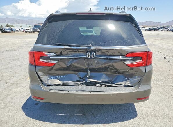 5FNRL6H97PB029737 2023 HONDA ODYSSEY Charcoal Vista trasera