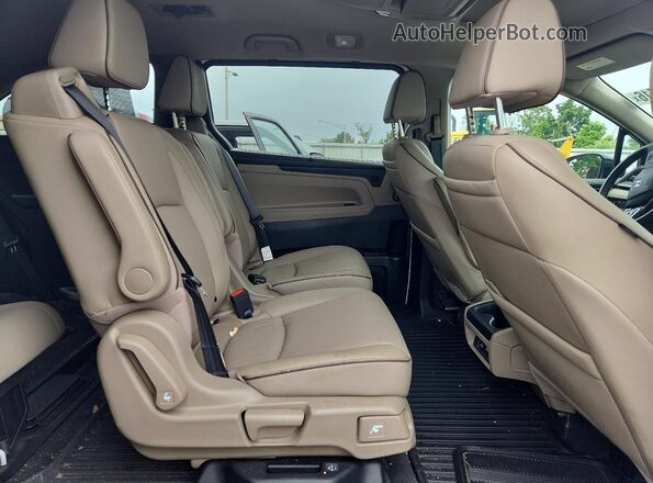 5FNRL6H97PB067503 2023 HONDA ODYSSEY Белый Вид задней части салона