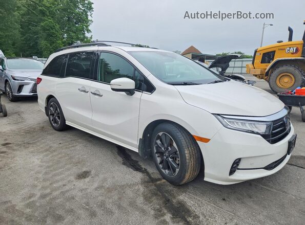 5FNRL6H97PB067503 2023 HONDA ODYSSEY Белый Передняя правая четверть