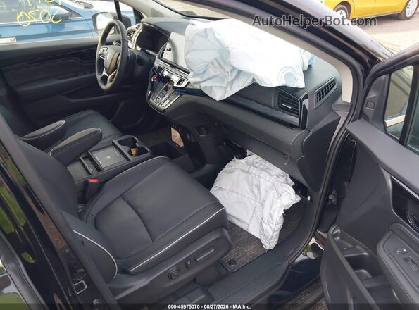 5FNRL6H97TB072677 2026 HONDA ODYSSEY Black Widok wnętrza z przodu