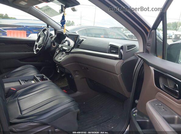 5FNRL6H98JB081241 2018 HONDA ODYSSEY Black Սալոնի դիմացի տեսք