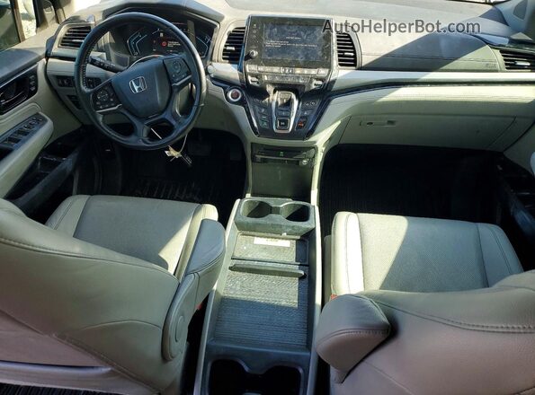 5FNRL6H98KB055286 2019 HONDA ODYSSEY Gray Առջևի վահանակի տեսք