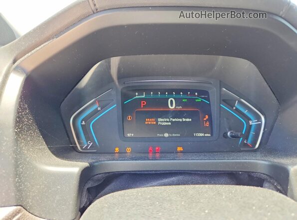 5FNRL6H98KB068586 2019 HONDA ODYSSEY Black Instrument cluster view