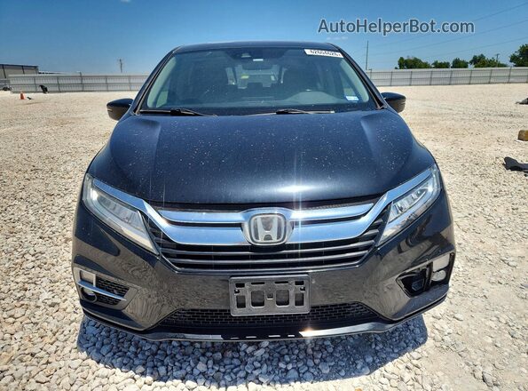 5FNRL6H98KB068586 2019 HONDA ODYSSEY Black Front view
