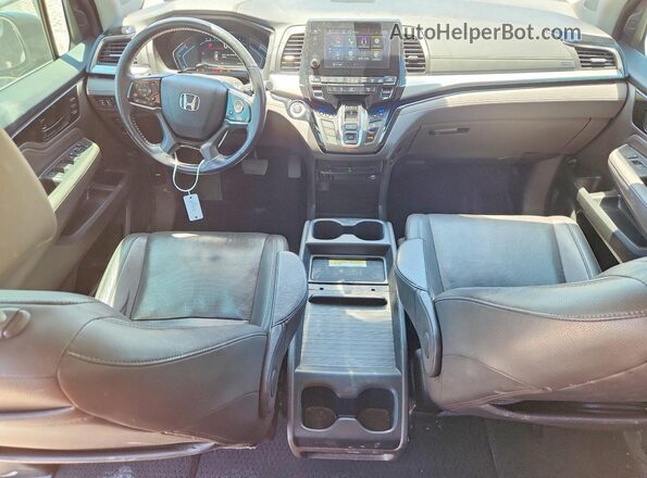 5FNRL6H98KB068586 2019 HONDA ODYSSEY Black Dashboard view