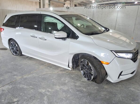 5FNRL6H98NB056510 2022 HONDA ODYSSEY White წინა მარჯვენა