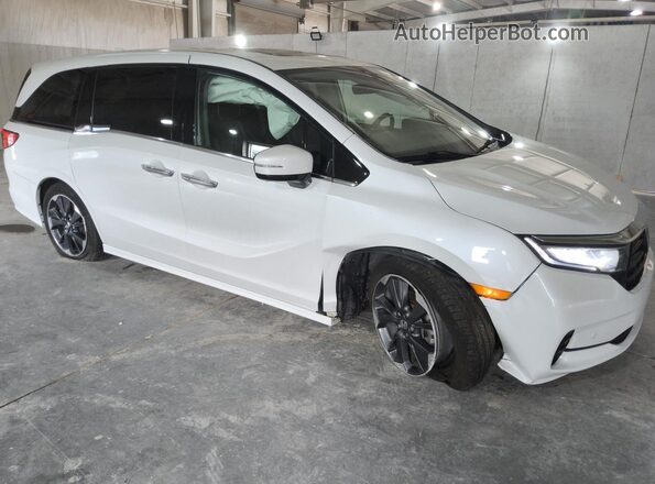 5FNRL6H98NB056510 2022 HONDA ODYSSEY White 