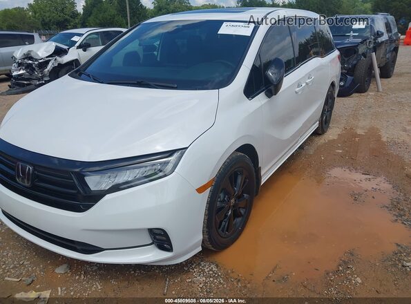 5FNRL6H98PB047194 2023 HONDA ODYSSEY White წინა ხედი